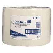 Салфетки протирочные Wypall L10 (7141), 1-сл. белый 1500л/рул 24*38 см Салфетки протирочные Wypall L10 (7141), 1-сл. белый 1500л/рул 24*38 см