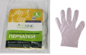 Перчатки полиэтиленовые OptiLine (L) 100 шт/уп. Перчатки полиэтиленовые OptiLine (L) 100 шт/уп.