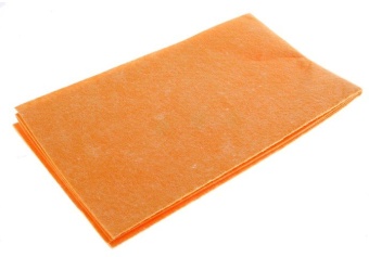Тряпка для пола вискоза 135г оранжевая 60х70