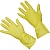 Перчатки хоз. латексные с х/б напылением р-р S желтые AVIORA