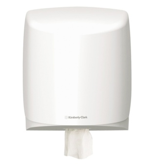 dispenser-dlya-protirochnykh-materialov-v-rulonakh-kimberly-clark-aquarius-7018-s-centralnoj-vytyazhkoj